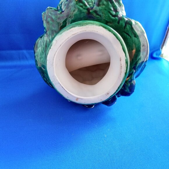 Vintage mid century ceramic Christmas tree napkin or card holder - Picture 6 of 6